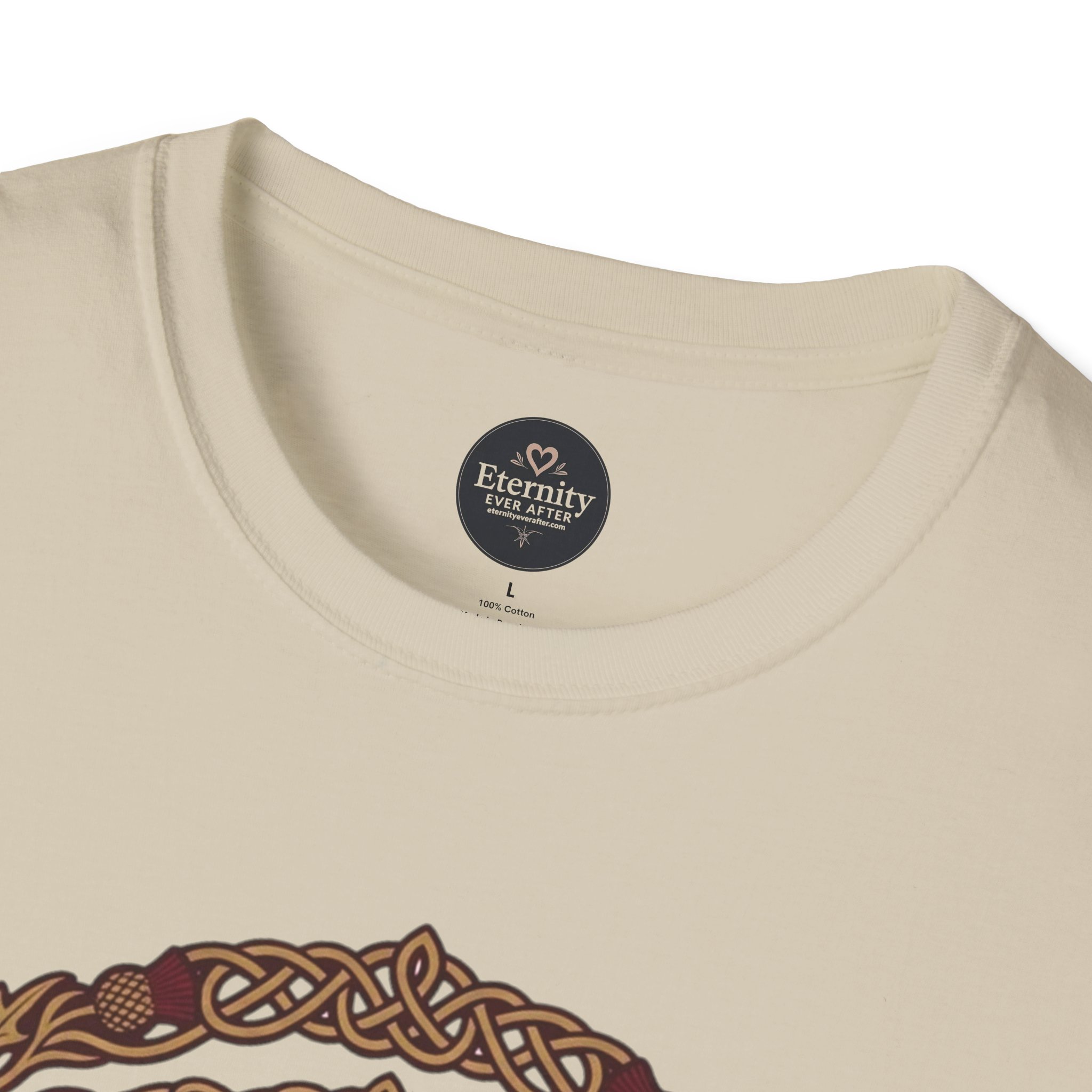 Eternity Ever After Christian T-Shirt — Faith Cross Emblem - Image 4