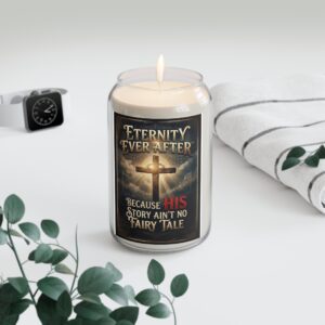 Eternity Ever After Scented Soy Candle — 13.75oz Christian Cross Inspirational Candle